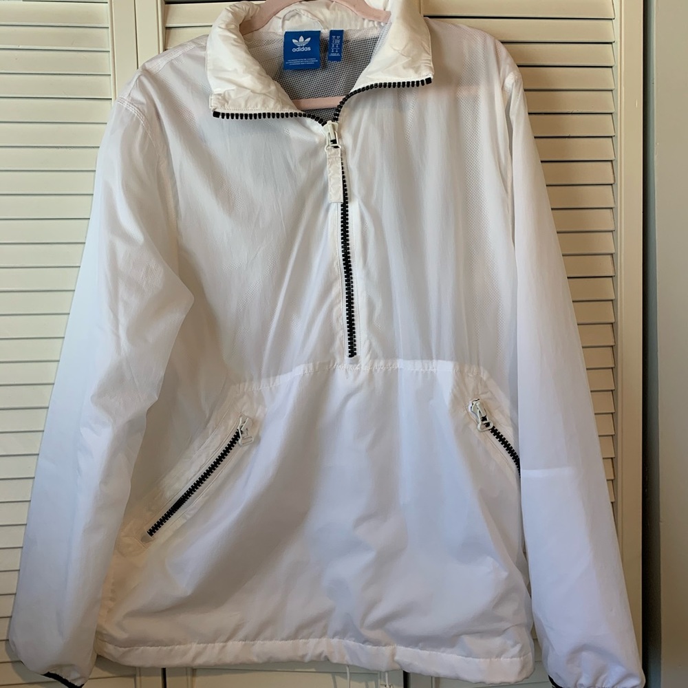 Adidas 1/4 zip wind breaker